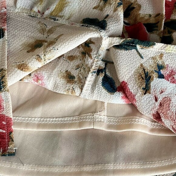 Nordstrom Spirit of Grace Midi Dress Large Pale Pink New Floral Sleeveless Summe - Picture 7 of 10